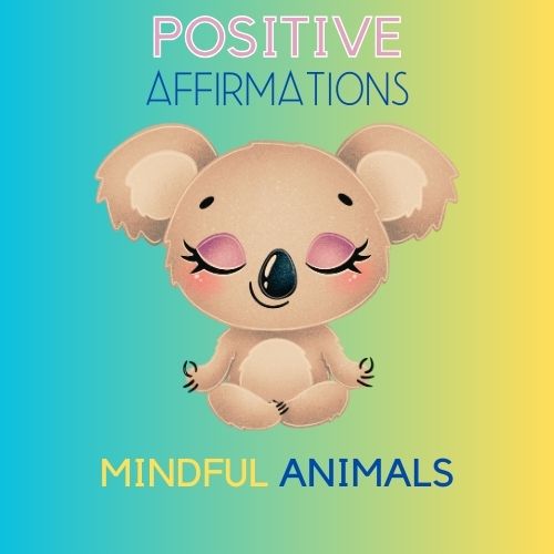 mindful positive affirmations coloring book